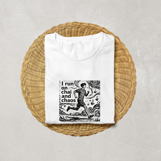 I RAN ON ☕ AND CHAOS...(UNISEX)