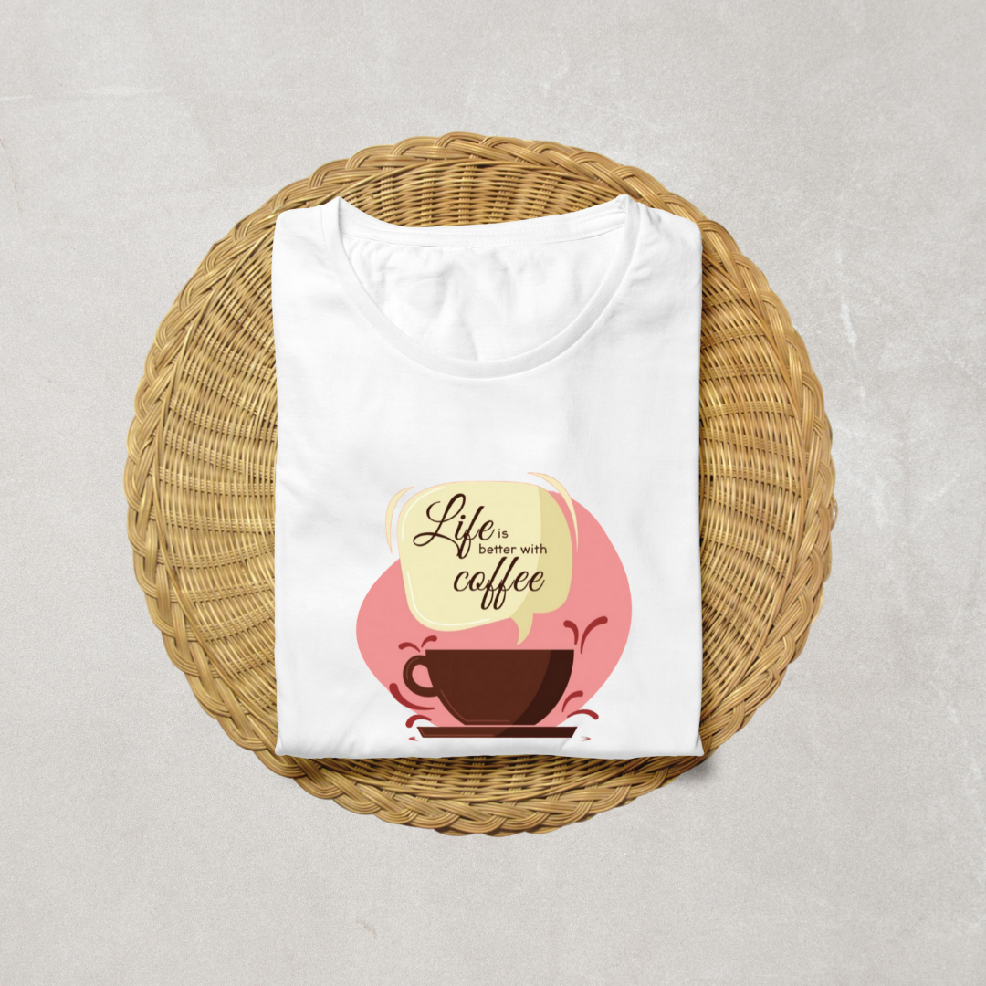 LIFE WITH COFFEE...☕(UNISEX)