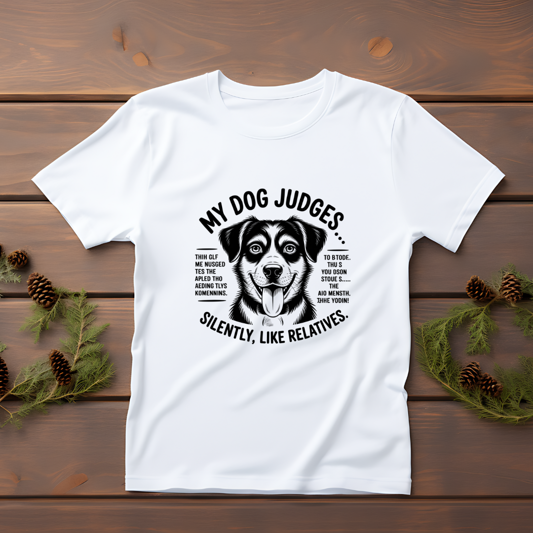 MY 🐶 JUDGES SILENTLY LIKE RELATIVES.(UNISEX)