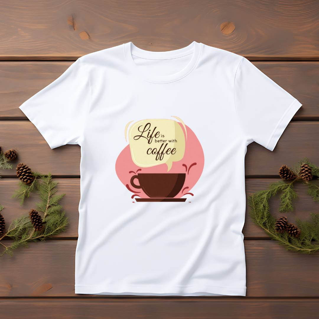 LIFE WITH COFFEE...☕(UNISEX)