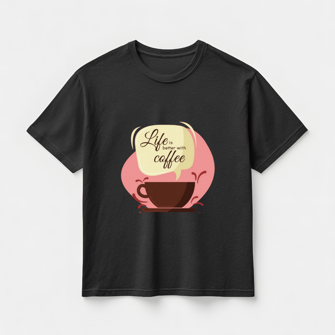 LIFE WITH COFFEE...☕(UNISEX)