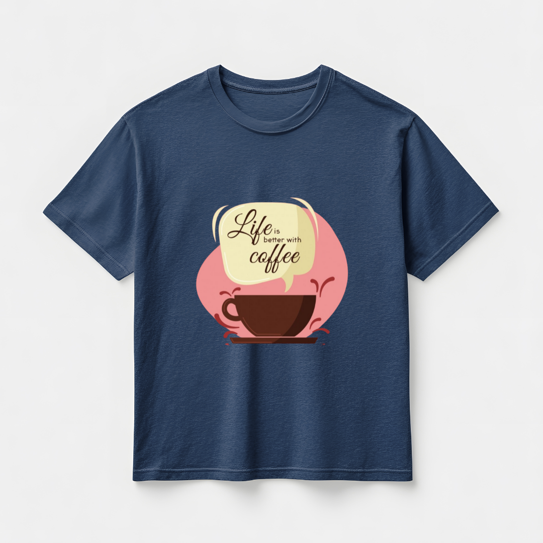 LIFE WITH COFFEE...☕(UNISEX)