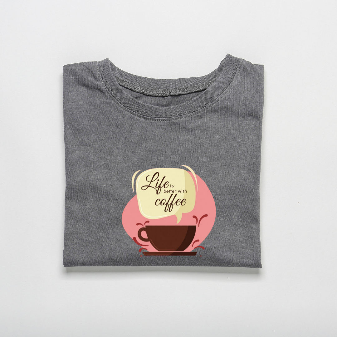 LIFE WITH COFFEE...☕(UNISEX)