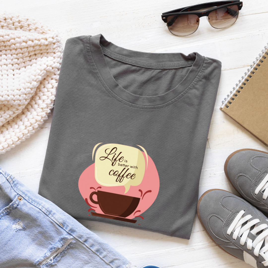 LIFE WITH COFFEE...☕(UNISEX)