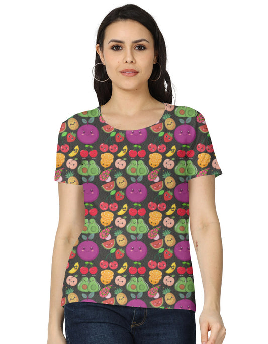 Women's AOP Classic T-Shirt🍉🍇
